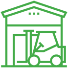 A solid green square with no visible patterns, textures, or distinguishing features, evoking the clean simplicity of a professional janitorial service.